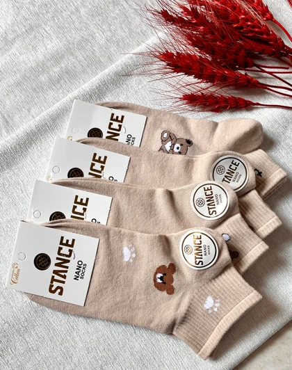 جوراب مچی طرح تدی