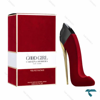ادکلن کارولینا هررا گود گرل ولوت فتال قرمز 80 میل Carolina-31833-L
