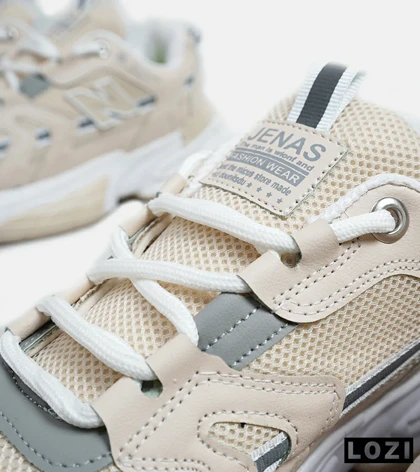 کفش کتانی مردانه و زنانه سفید کرم NEW BALANCE smith xvision v2