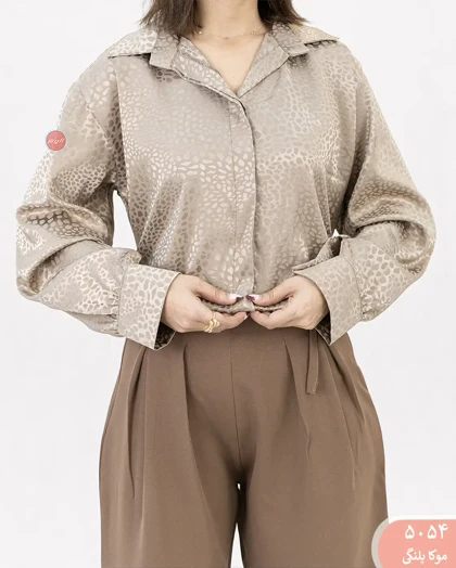 شومیز ساتن هوگون 5054