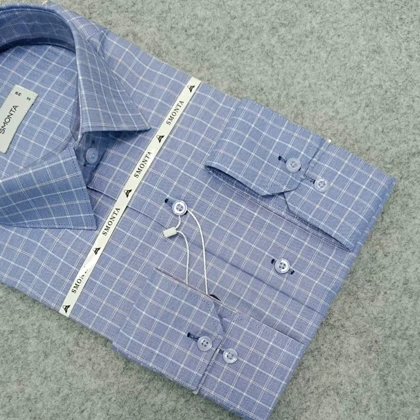 پیراهن طرحدار مردانه قواره ازاد ( قواره کلاسیک ) _ استین بلند