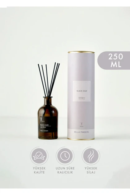 خوشبوکننده اتاق چوبی Bella Maison مدل Black Oud