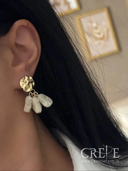 گوشواره گل رزینی