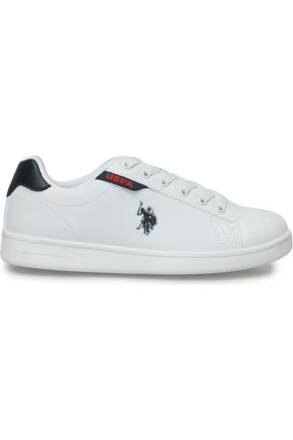 کفش ورزشی روزانه آناتومیک آناتومیک U.S.POLO ASSN COSTA 4FX WHITE Claret Red Comfort POLO24BYCOSTAB