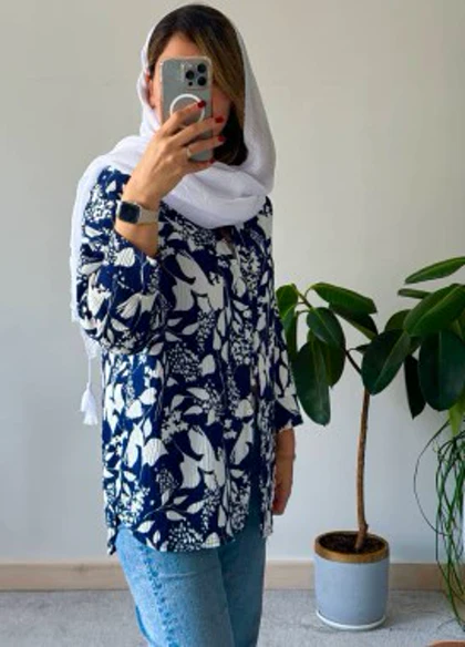 شومیز مانتویی نرگس