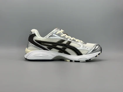 کتانی اسیکس کایانو 14 کرم نقره ای قهوه ای/Asics Kayano 14