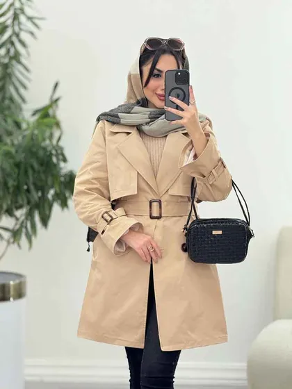 بارانی پشت ژیله پاگن دار