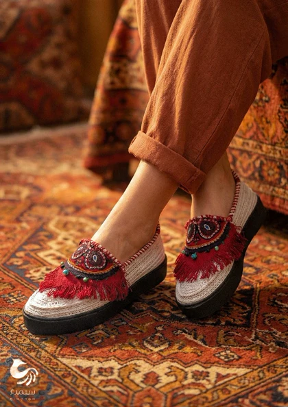 گیوه لژدار پته دوزی 00809