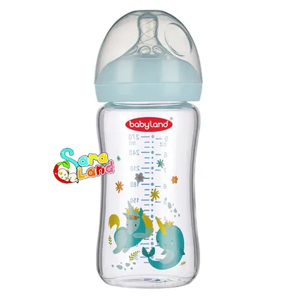 شیشه شیر پیرکس بی بی لند نچرال ظرفیت 270 میلی لیتر