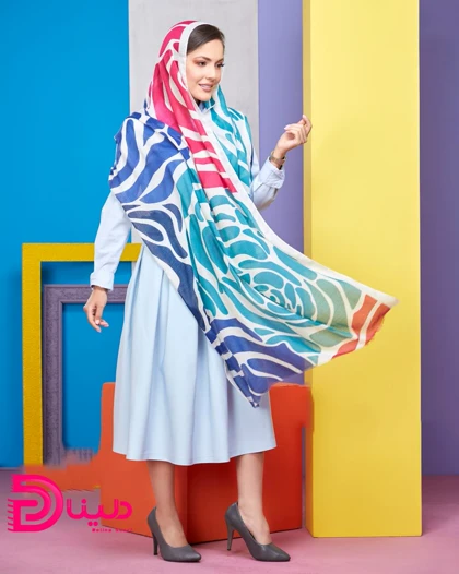 شال گل درشت نخی
