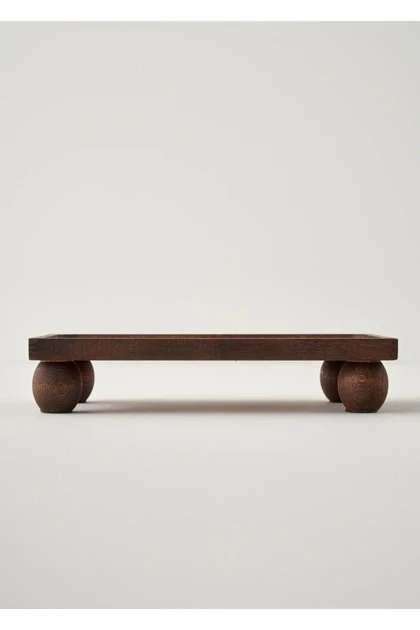 ظرف سرو دو تکه Bella Maison مدل Wooden چوبی - طبیعی