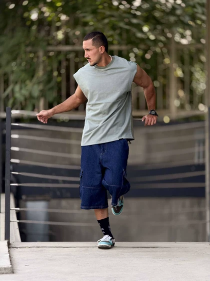 رکابی حلقه‌ای وست ساده طوسی PEDRO