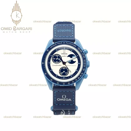 ساعت مچی امگا سواچ ماموریت به ماه Omega x Swatch Mision to the moon