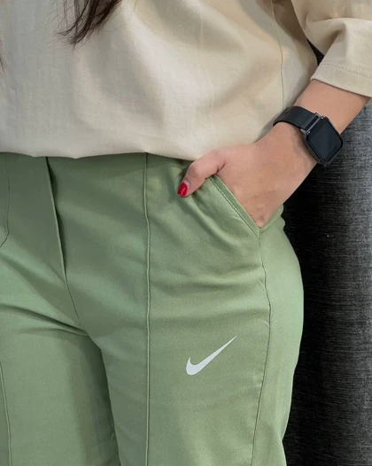 شلوار کتان کش نیم بگ کد 3952