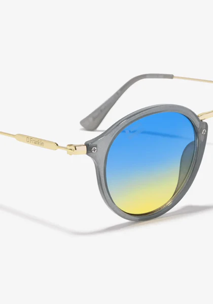عینک آفتابی دی فرانکلین مدل D.franklin Roller TR90 Milky Blue Grey / Grad Blue