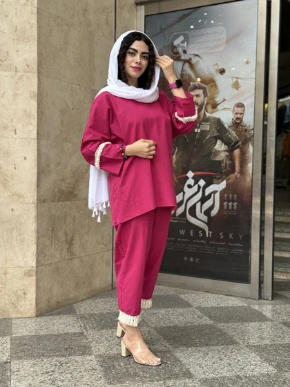 ست لینن منگوله کد (317)