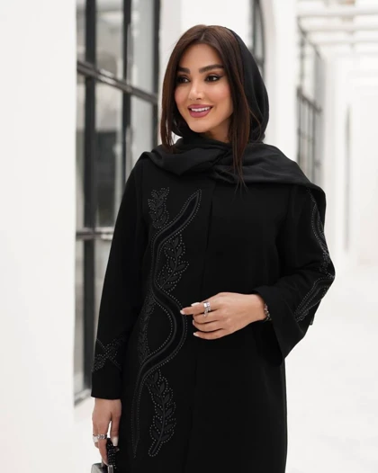 مانتو کتی زنانه مجلسی طرح دار