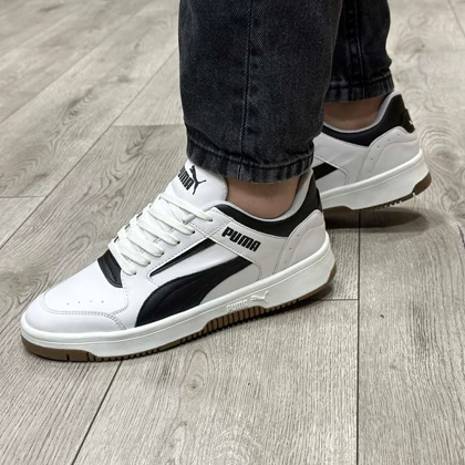 کفش و کتانی مردانه مدل پوما PUMA رنگ سفید مشکی