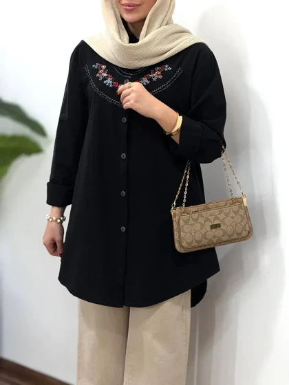 مانتو گلدوزی آیسو ساحل