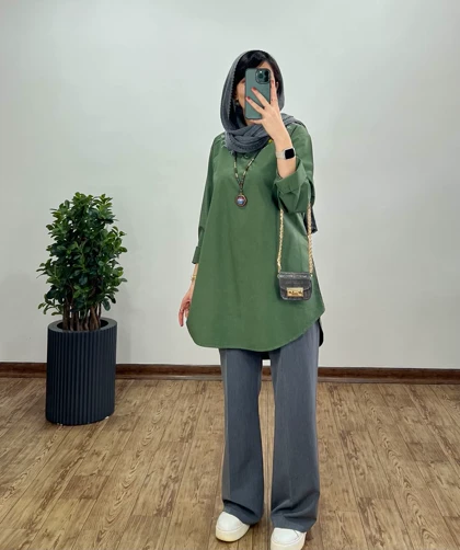 مانتو گلدوزی نیلوفر(ایراد دار)