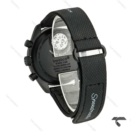 ساعت امگا سواچ ماموریت به ماه بند رابر جدید فول مشکی Swatch-10596-U