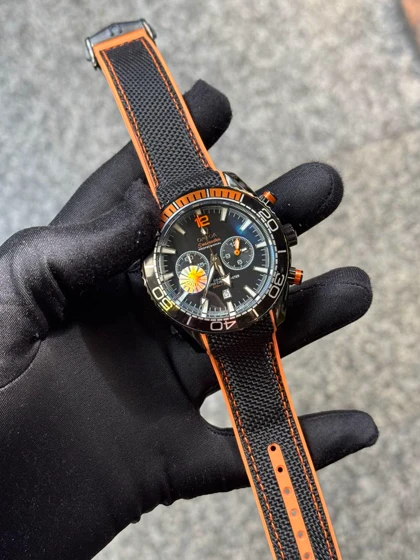 ساعت مردانه امگا سیمستر کرنوگراف سیلور مشکی