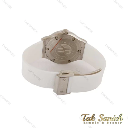 ساعت هابلوت زنانه دور نگین سفید نقره ای Hublot-5133-L