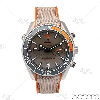 ساعت امگا سیمستر مردانه سه موتوره نارنجی طوسی 106799