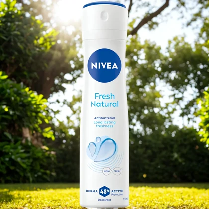 اسپری ضد تعریق زنانه نیوآ NIVEA مدل Fresh Natural محافظت 48 ساعته 150ml