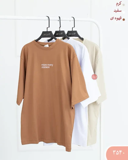 تیشرت لانگ momentکد 3540