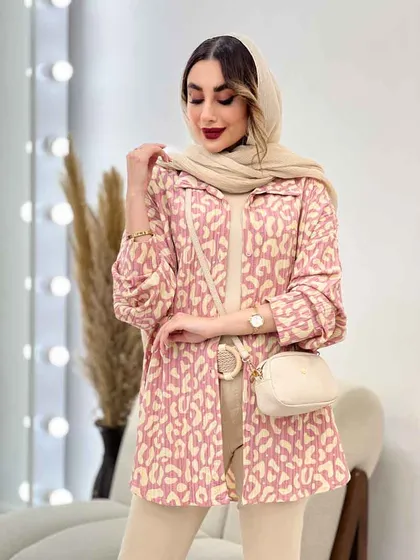 شومیز طرح دار ملودی