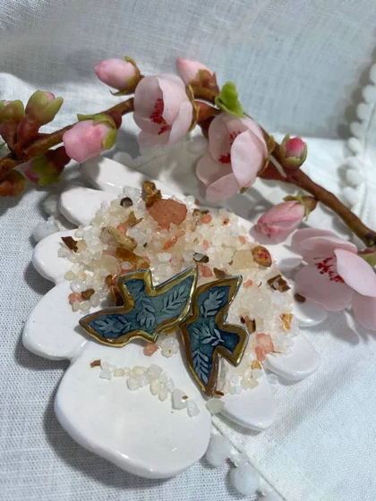گوشواره پرستو رنگی