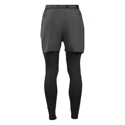 شلوارک و لگ سرهمی ورزشی مردانه آندر آرمور مدل Heat Gear-187230 طوسی تیره