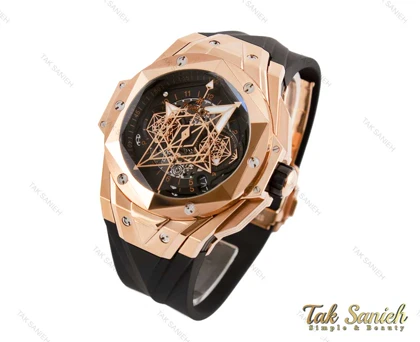 ساعت هابلوت کهکشانی رزگلد Hublot-3508-G