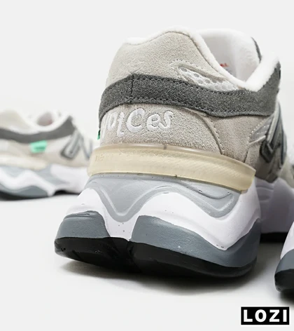 کفش کتانی مردانه و زنانه سفید طوسی NEW BALANCE 9060