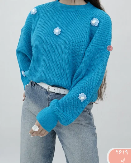 بلوزبافت گل 2619