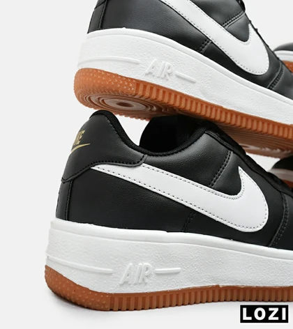 کفش کتانی مردانه و زنانه مشکی سفید نایک NIKE AIR FORCE مدل 5171