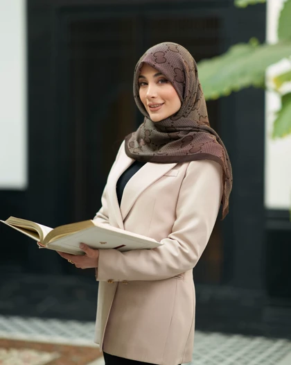 روسری نخی قواره 90 30194