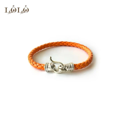 دستبند نقره قلاب