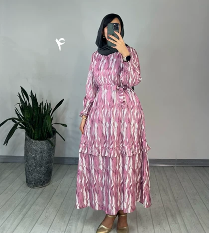 پیراهن مانتویی شکوفه 1