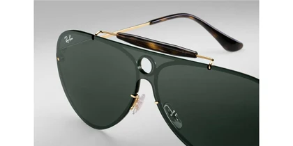 عینک آفتابی ریبن 3581N Blaze Shooter Gold Green Classic