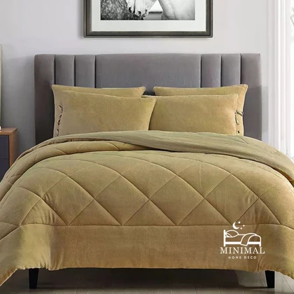 روتختی مینیمال کتان مخمل طرح لوزی