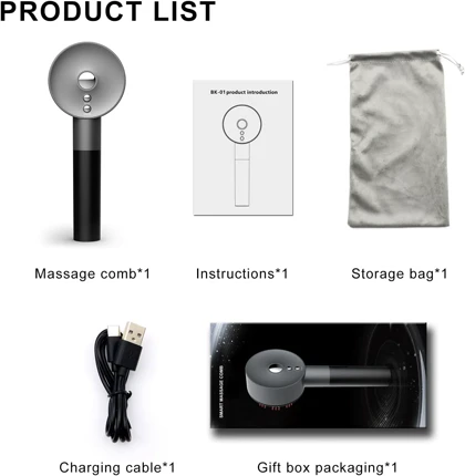 ماساژور پوست سر هوشمند مناسب برای رشد مو - smart massage comb