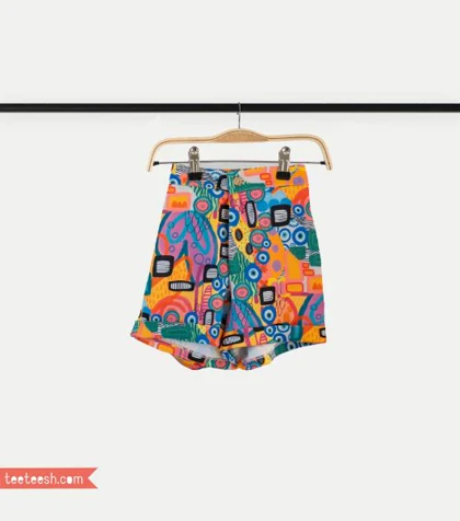 شلوارک طرح چشم