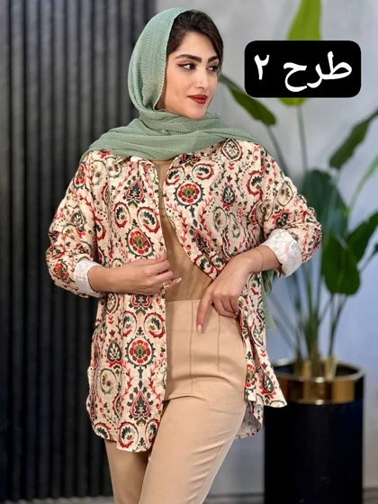 مانتو لینن تینا کد 1832