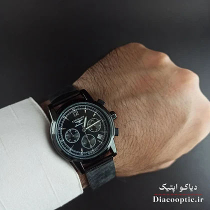ساعت مچی مردانه برند Longines سه موتور مدل DO1157 حصیری
