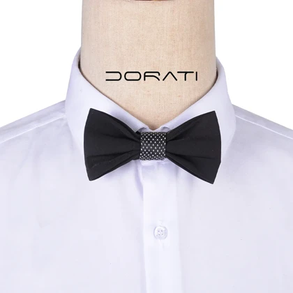 پاپیون مشکی خال‌خالی 7163