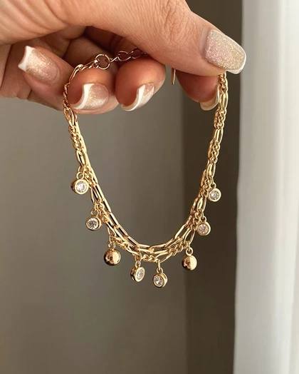 دستبند آویزدار گوی آناهید ژوپینگ