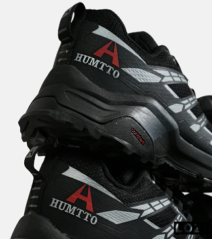 کفش کتانی مردانه و زنانه مشکی طوسی HUMTTO waterproof