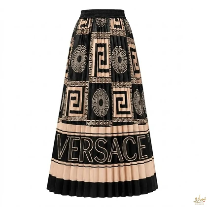 دامن ساتن طرح Versace